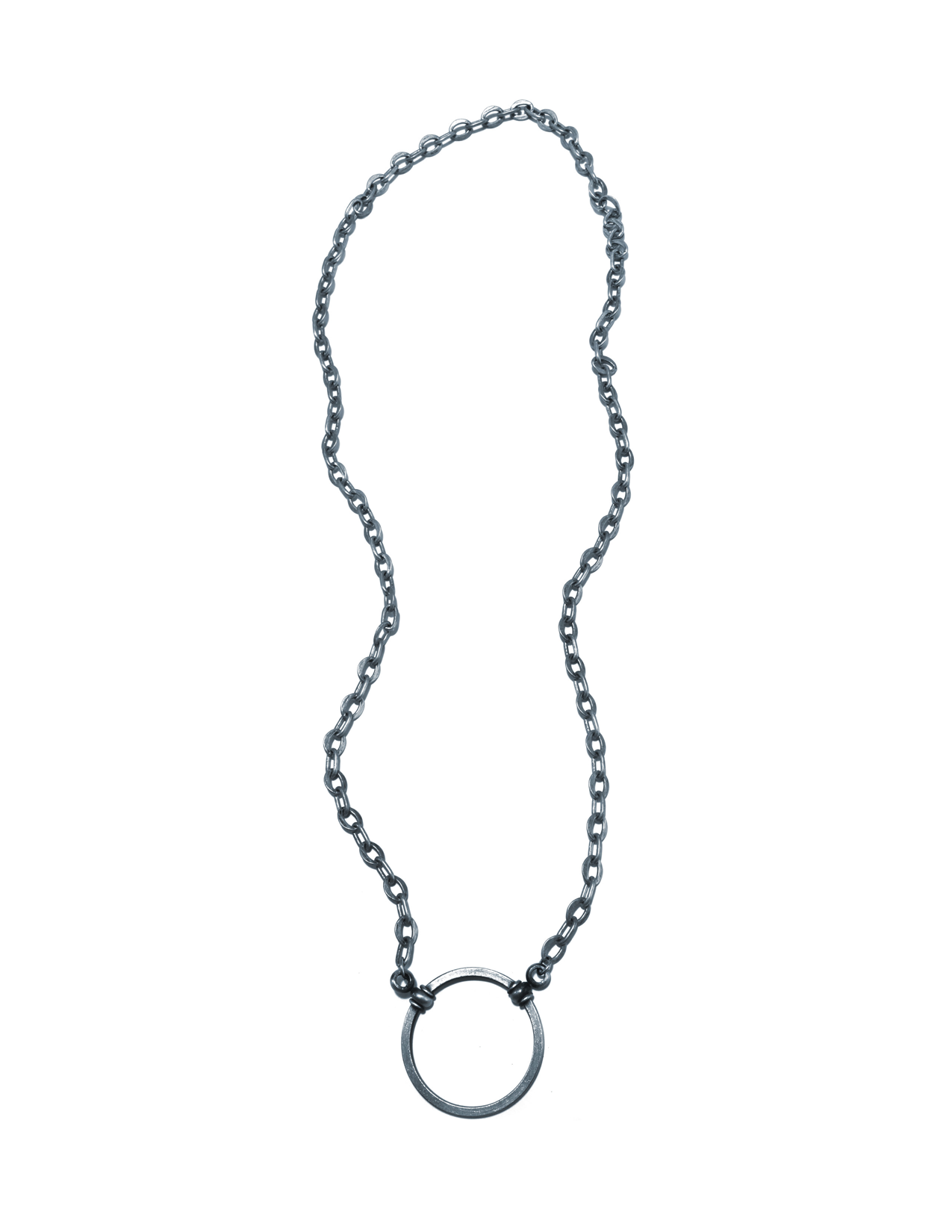 LA LOOP Antique Silver Oval Link Chain