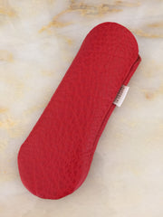 Hand-made French leather eyeglass case